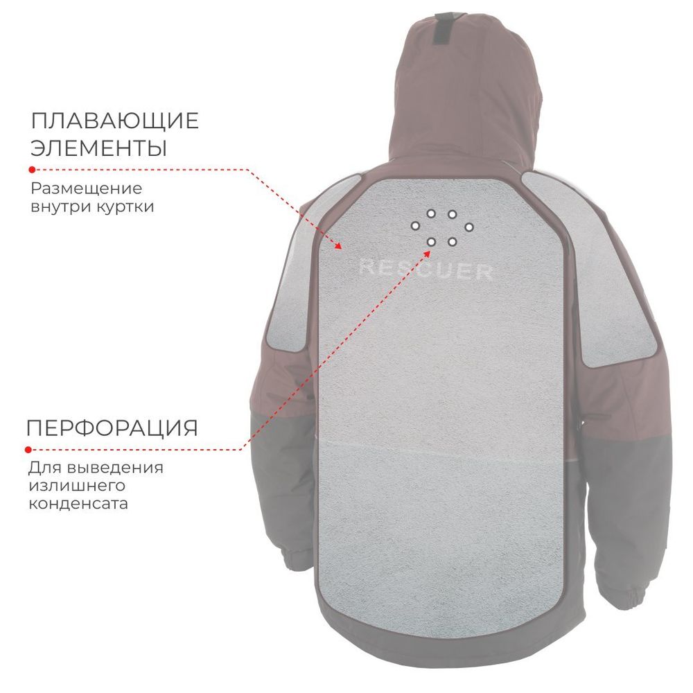 Костюм- поплавок зимний «RESCUER II NEW -45» HARDGUARD олива