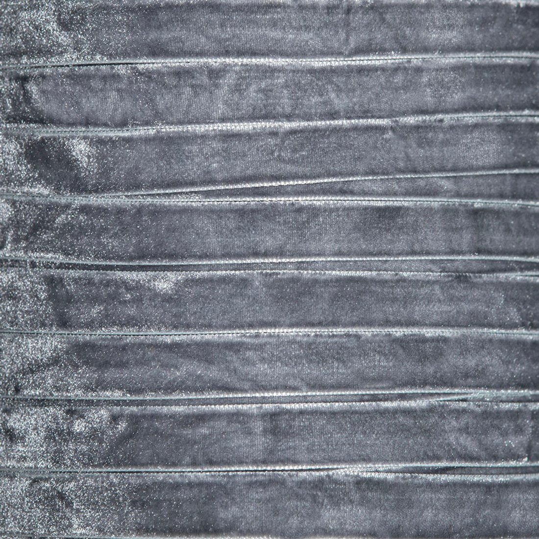 Лента бархатная, 12мм, оттенок "Серый"