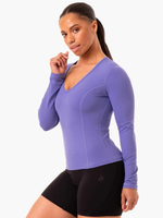 Топ RYDERWEAR NKD Align Long Top Purple