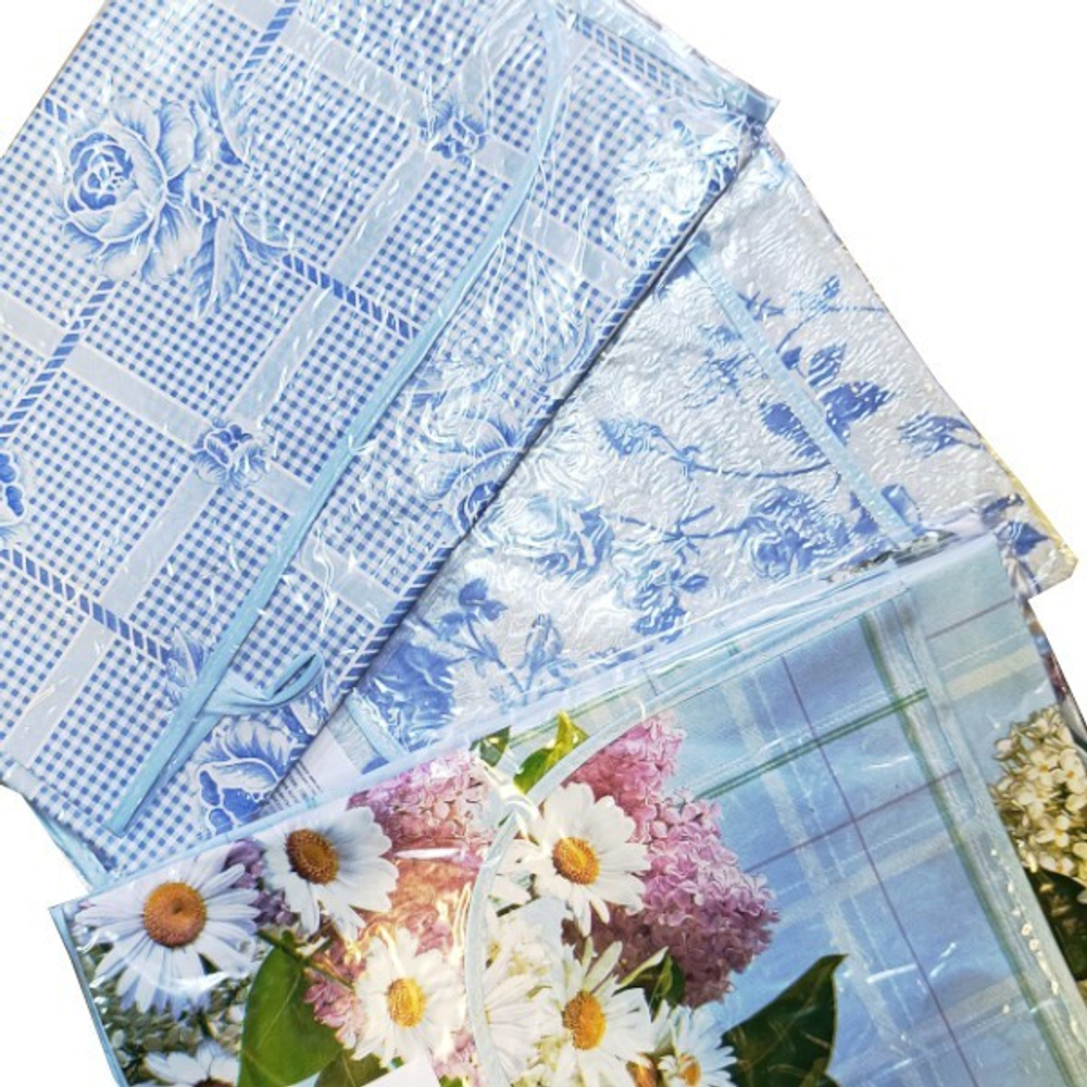 Фартук из клеенки с ПВХ покрытием Женский с карманом, размер 54*64