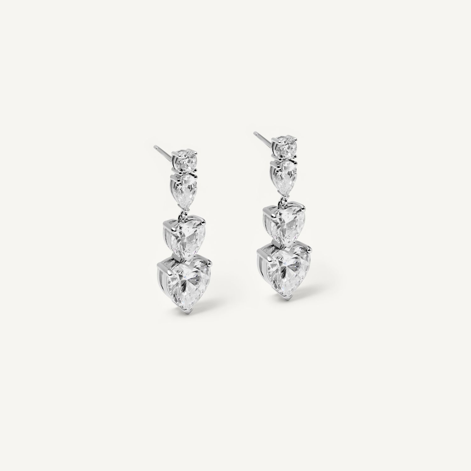 Серьги Heart Fall Earrings