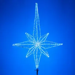 Макушка Роза Ветров 100 см. для елей высотой от 6 до 12 м., синяя, Green Trees (roz-100blue)