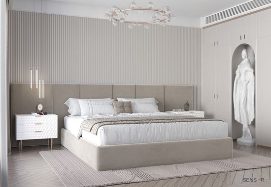 Кровать Гарда Дизайн с широким изголовьем