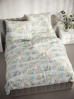 Простынь на резинке перкаль Сказка "Витамин Sea" 140x200 см