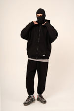 Худи KUL'TURA "MASK ZIP" Черный