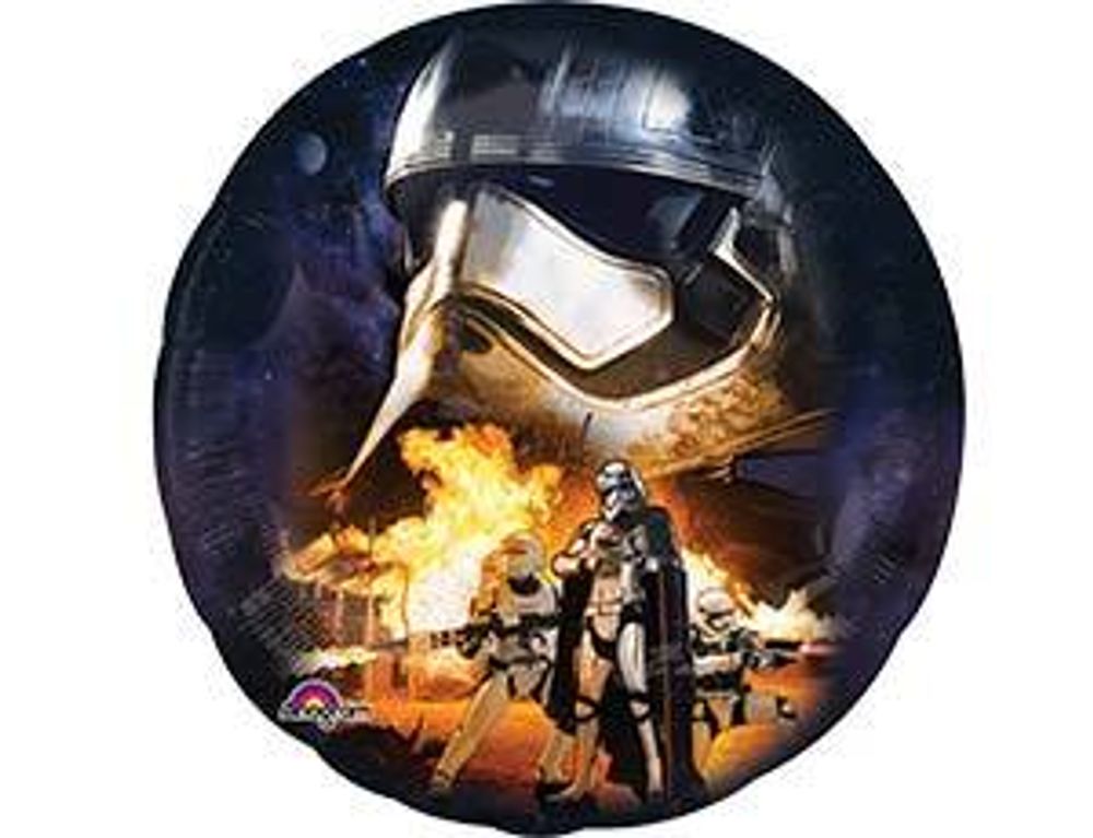 Шар (43"/109 см) Фигура, Звездные войны 7 Fighter 1 шт.