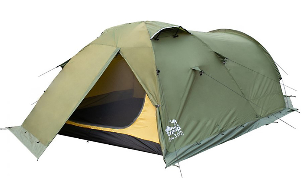 Палатка Tramp Cave 3 (V2) зеленая