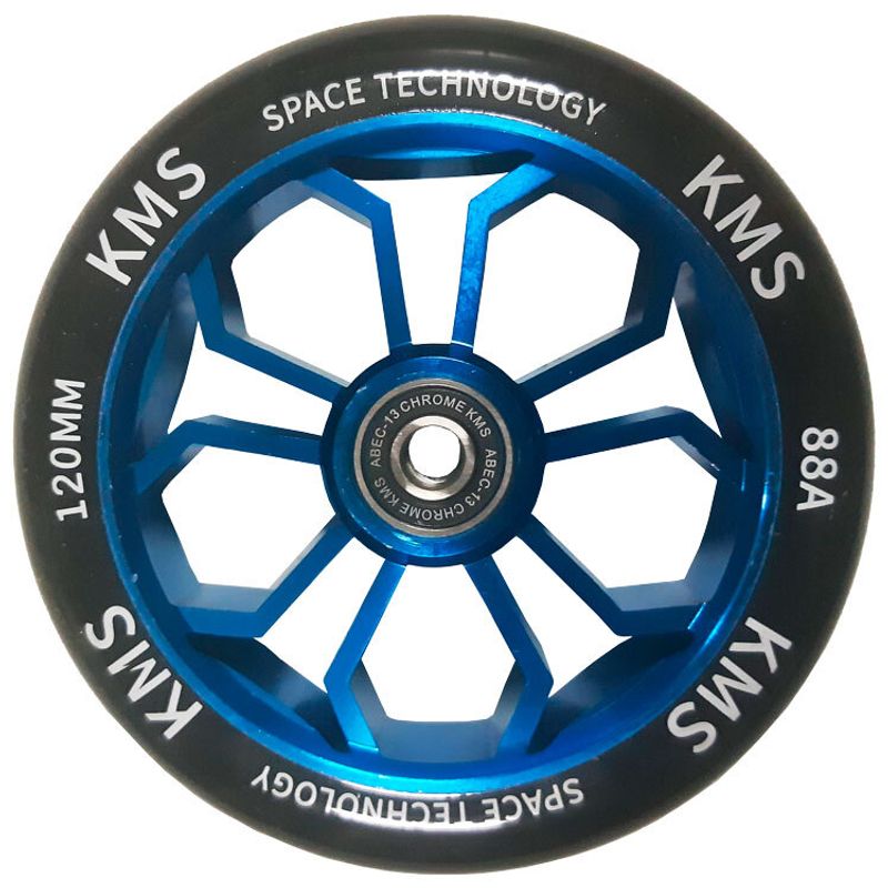 Литое колесо для трюкового самоката KMS 120 мм алюминиевое