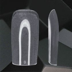 NR Гелевые типсы прозрачные Квадрат