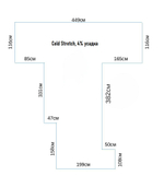 Матовый натяжной потолок 7.1 м2