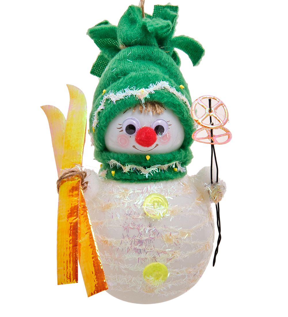 НФ-780/2 Фигурка «Снеговик с лыжами» ёлочное украшение