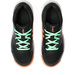 Детские кроссовки для Падел Asics Gel-Dedicate 8 Padel GS - black/vivid coral