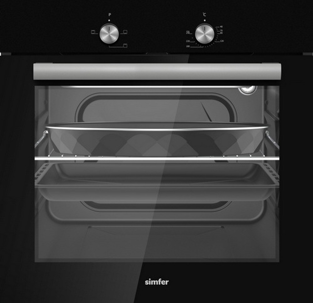 Электрический духовой шкаф Simfer B6EB04025 черный