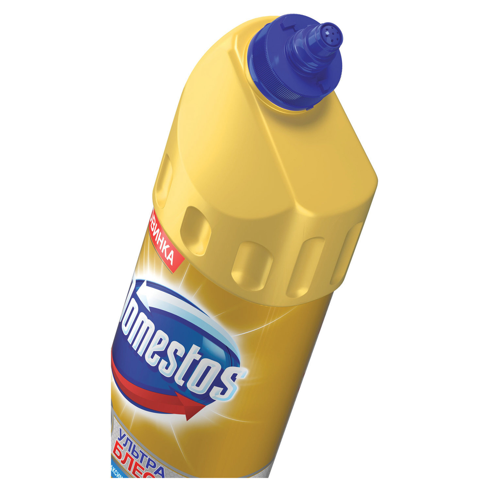 Средство для уборки туалета 1 л, DOMESTOS (Доместос) «Ультра Блеск», гель.