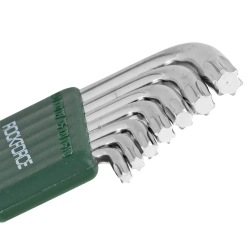 Набор ключей TORX Г-образных, 7пр. (Т10,Т15,Т20,Т25,Т27,Т30,Т40) в пластиковом держателе RockForce##Rock FORCE RF-5071