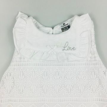 Платье для девочки Caramell серия Mini class girl белое