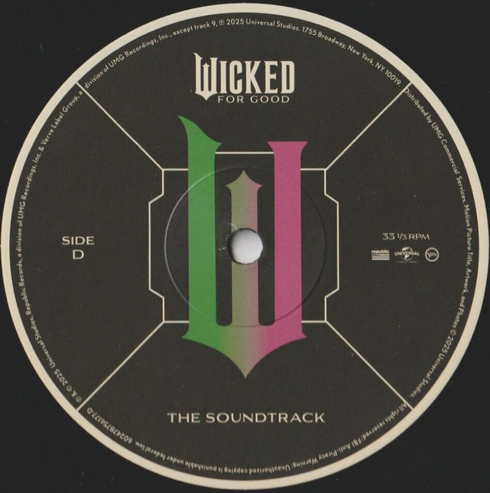 Soundtrack / Wicked: For Good (The Soundtrack)(2LP)