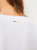 Лонгслив оверсайз с рукавом 3/4