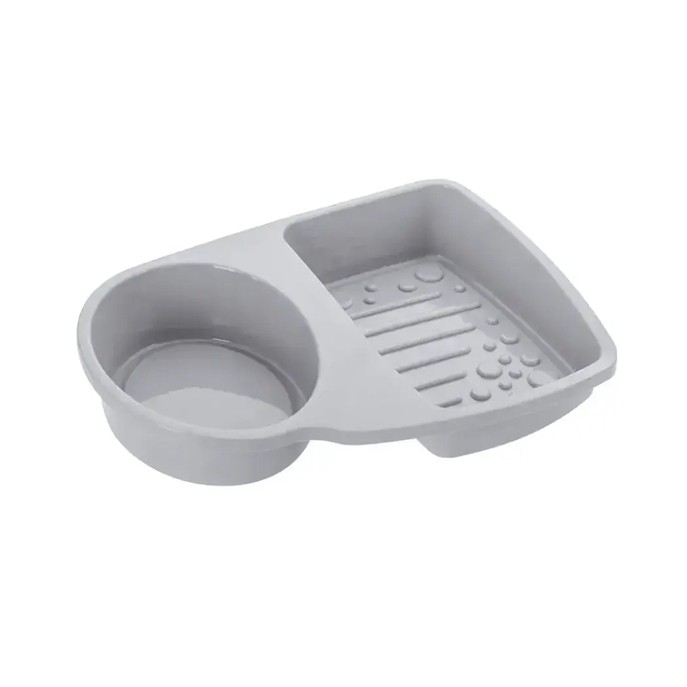 ПОДСТАВКА ДЛЯ МОЮЩИХ СРЕДСТВ 185Х133Х34 ММ (МИКС 2) бежевый/светло-серый