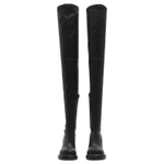 Burberry Pillar Over the knee Boots 9.5cm Women"s Black