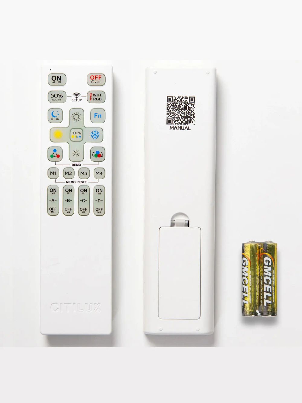 Citilux Сезар Смарт CL233A250E RGB Умная люстра Белая