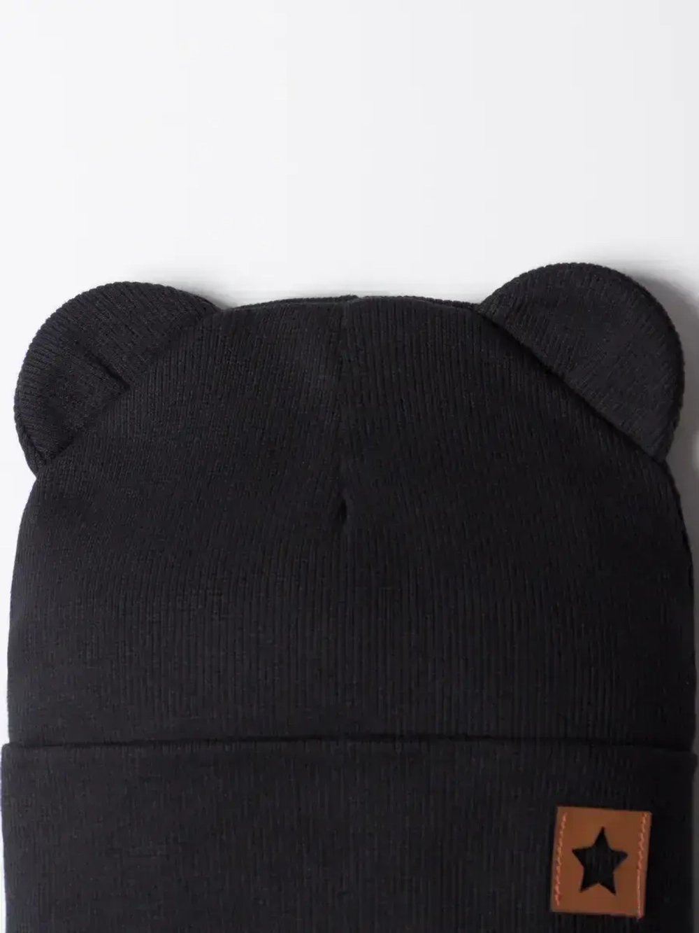 Шапка детская на осень с ушками