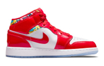 Jordan 1 Mid Barcelona Sweater Red Patent GS
