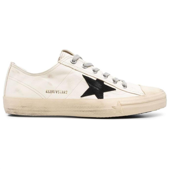 Golden Goose Star Patch Detail 'Ivory'