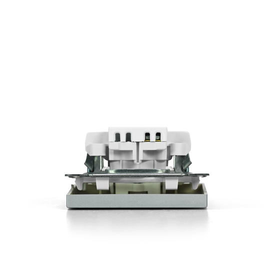 Выключатель кнопочный 1-кл. ArtGallery 10А механизм алюм. SE GAL000315