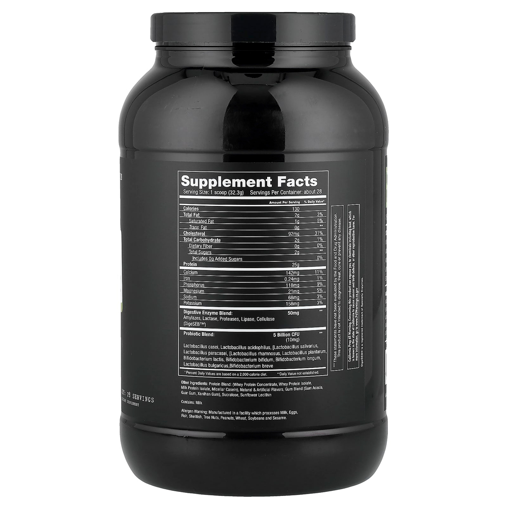 Project 1 Nutrition, сывороточный протеин, высококачественный протеиновый комплекс, смесь для ванильного торта, 907 г (2 фунта)