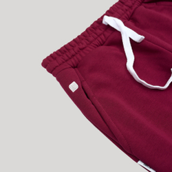 Wide Sweatpants LOGO Beaujolais