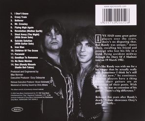 Ozzy Osbourne / Randy Rhoads Tribute (CD)