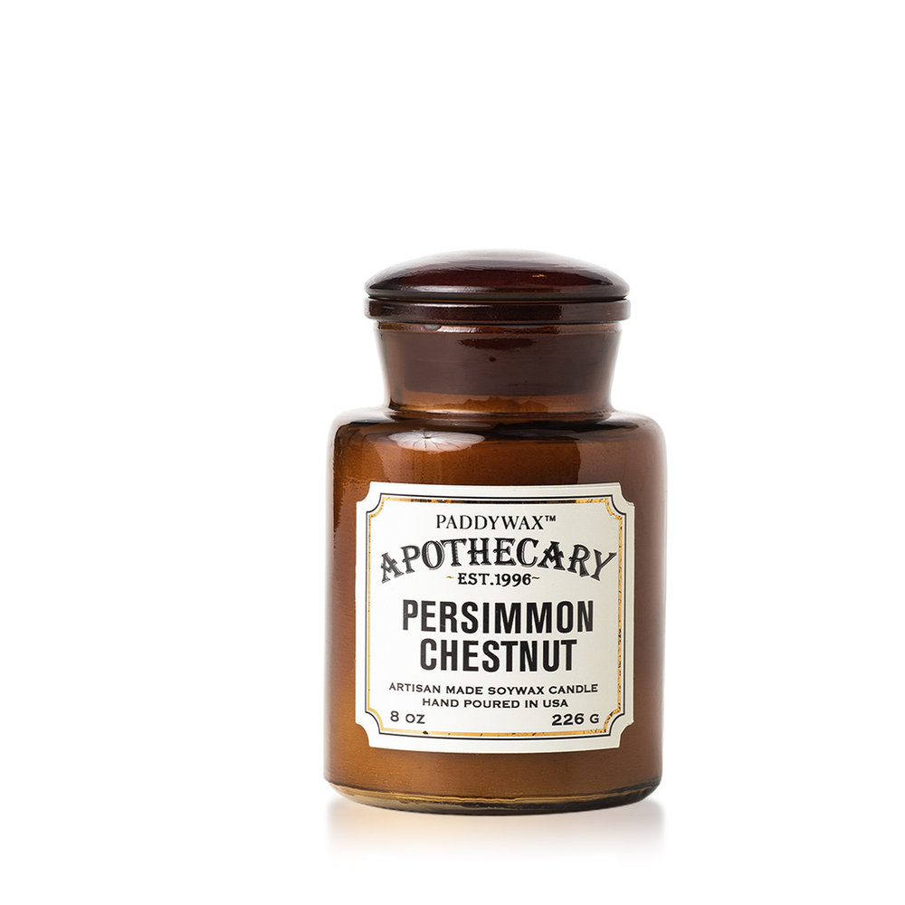 PERSIMMON & CHESTNUT Большая свеча в аптекарской баночке