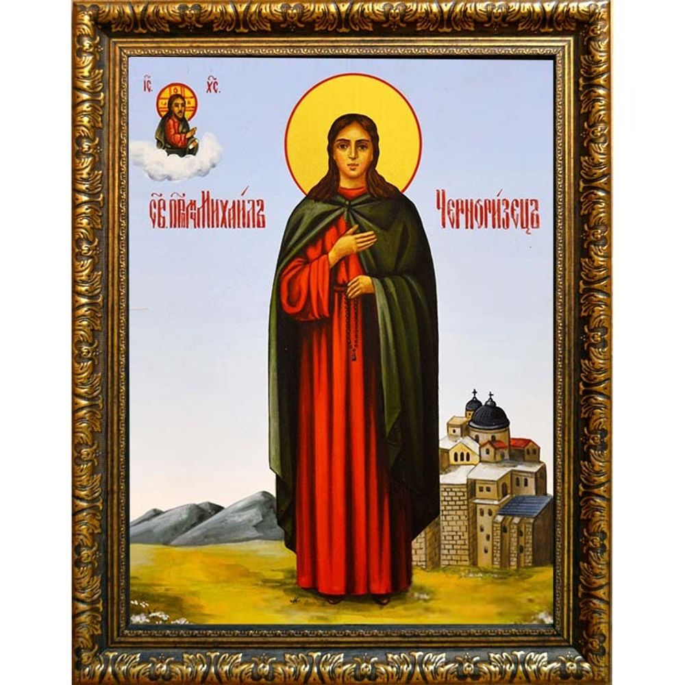 Михаил Савваит, Едесский, Черноризец Преподобномученик. Икона на холсте.