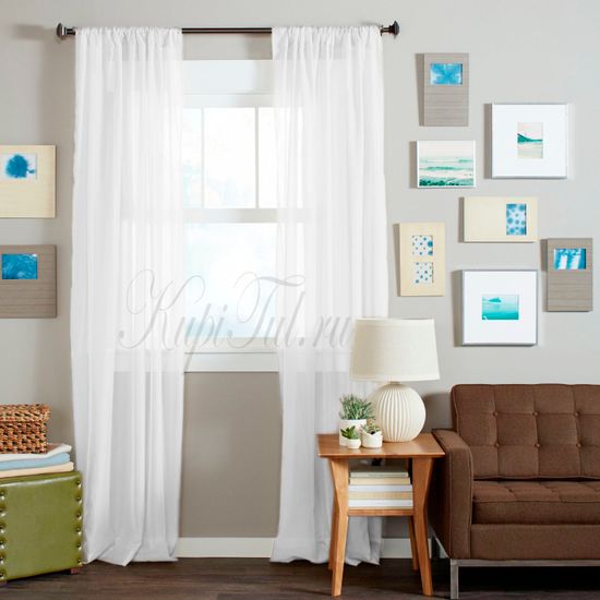 Готовый тюль вуаль Classic Voile-2 (white)