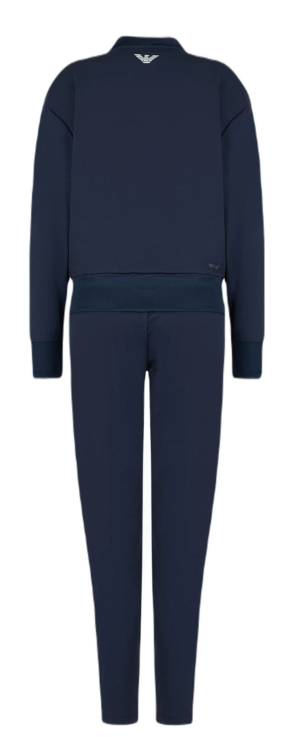 Женский теннисный костюм EA7 Woman Jersey Tracksuit - navy blue