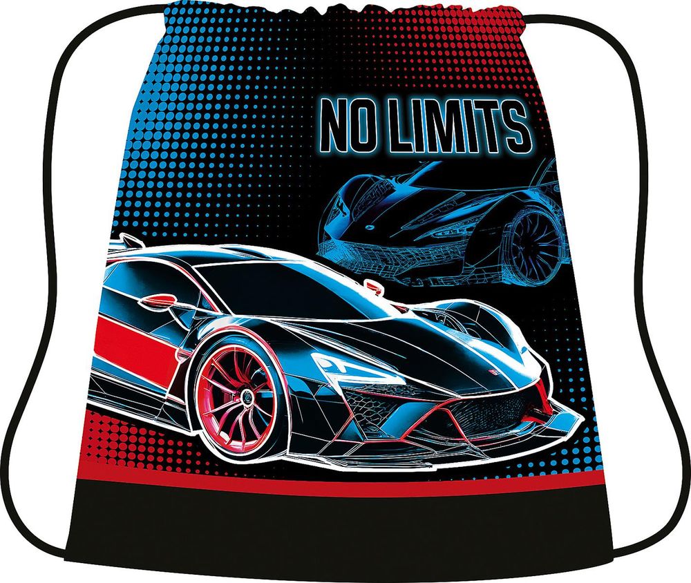 Сумка для сменной обуви цветная, ткань, дизайн 420/340 "No limits" (Пчёлка)