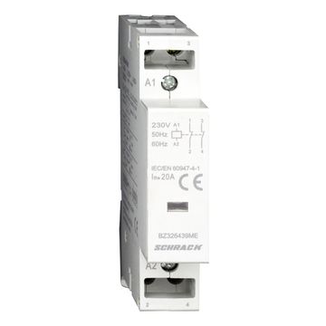 Контактор модульный 20A 2NC 230VAC Schrack Technik BZ326439ME