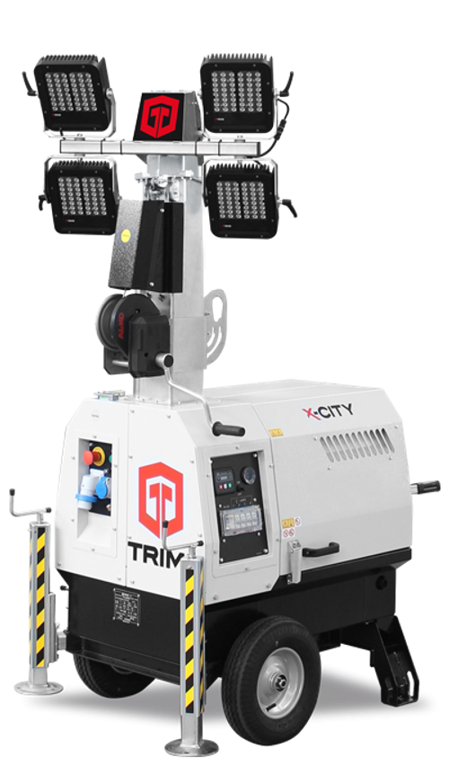 Мобильная мачта освещения TRIME X-CITY 4X160W LED (5,5м) светодиодная