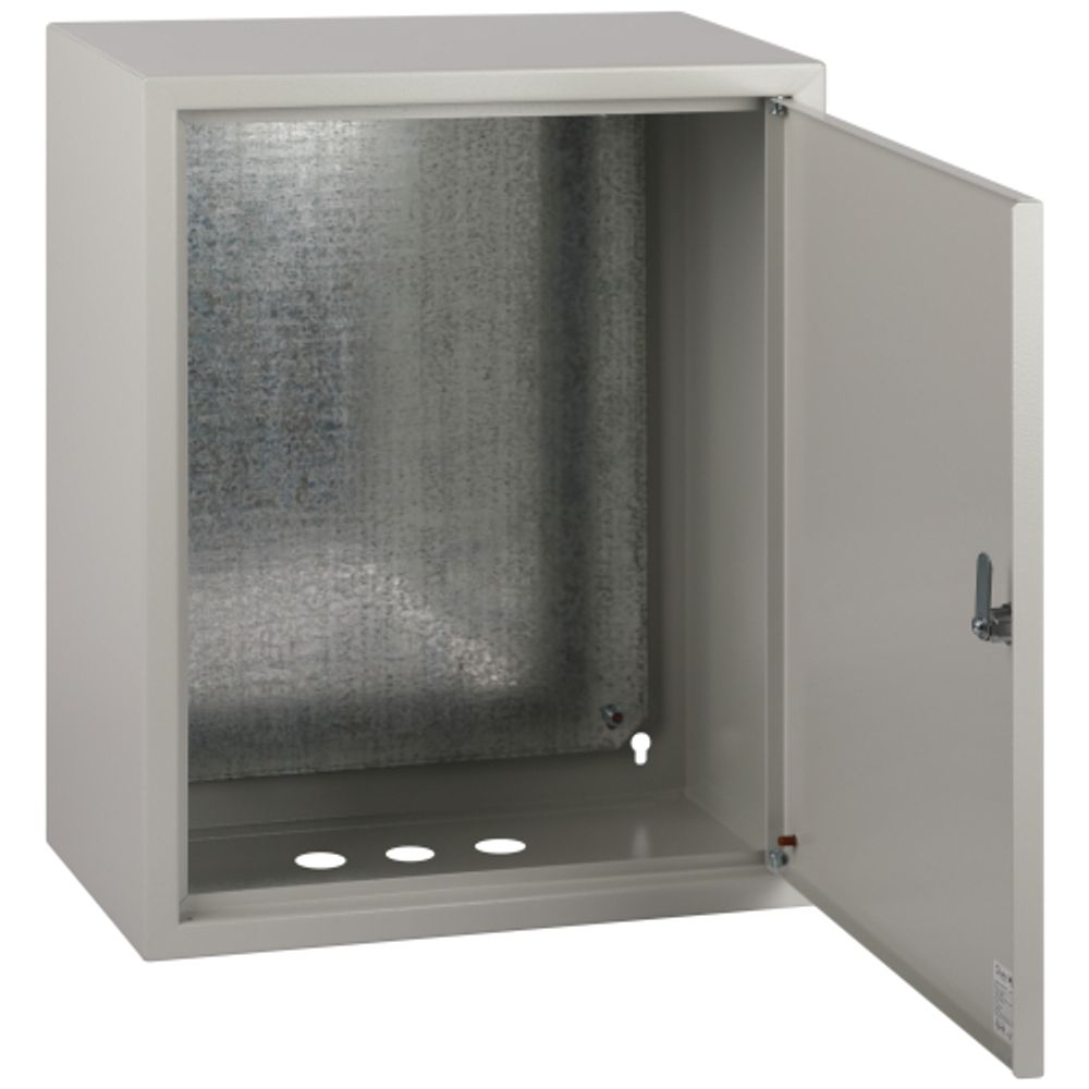 Корпус металлический ЭРА OPTIMA ЩМП-50.40.20 (500х400х220) IP31 УХЛЗ серый | Корпуса металлические с монтажной панелью