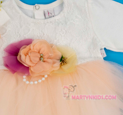 платье 3 разноцветных цветка  4869