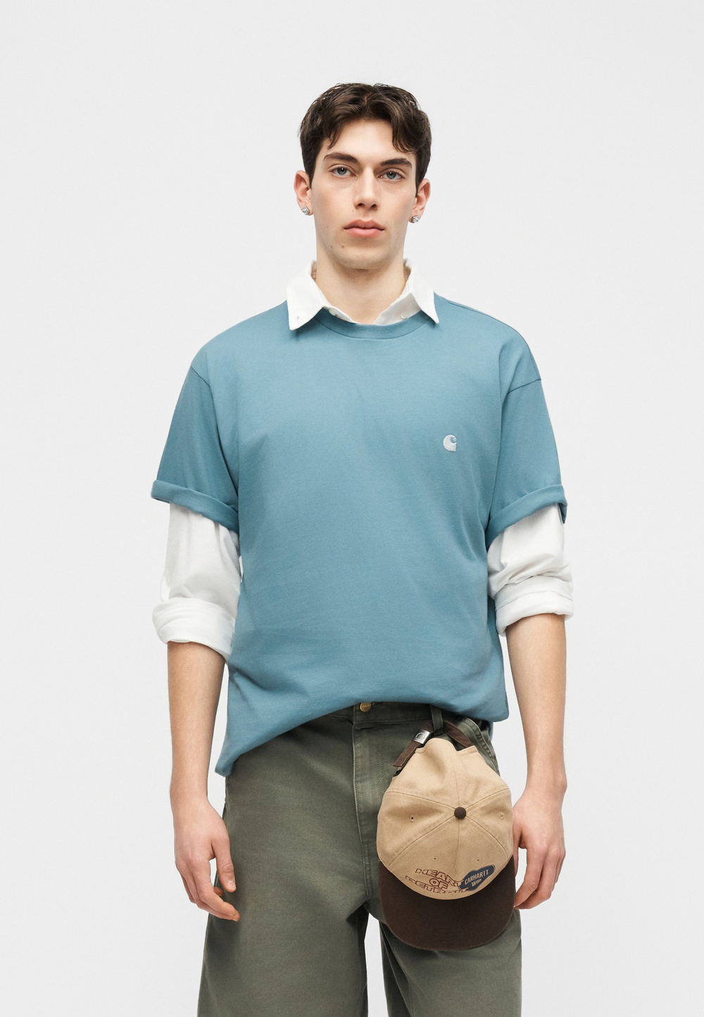 Carhartt WIP MADISON - Базовая футболка - Синий