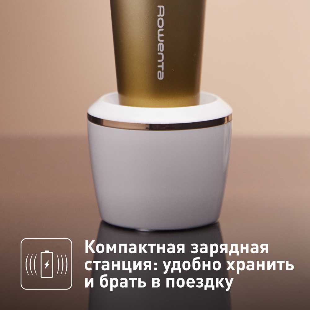 Антивозрастной массажер для лица и кожи вокруг глаз Rowenta Lift Contour Massager LV7030F0 золотой
