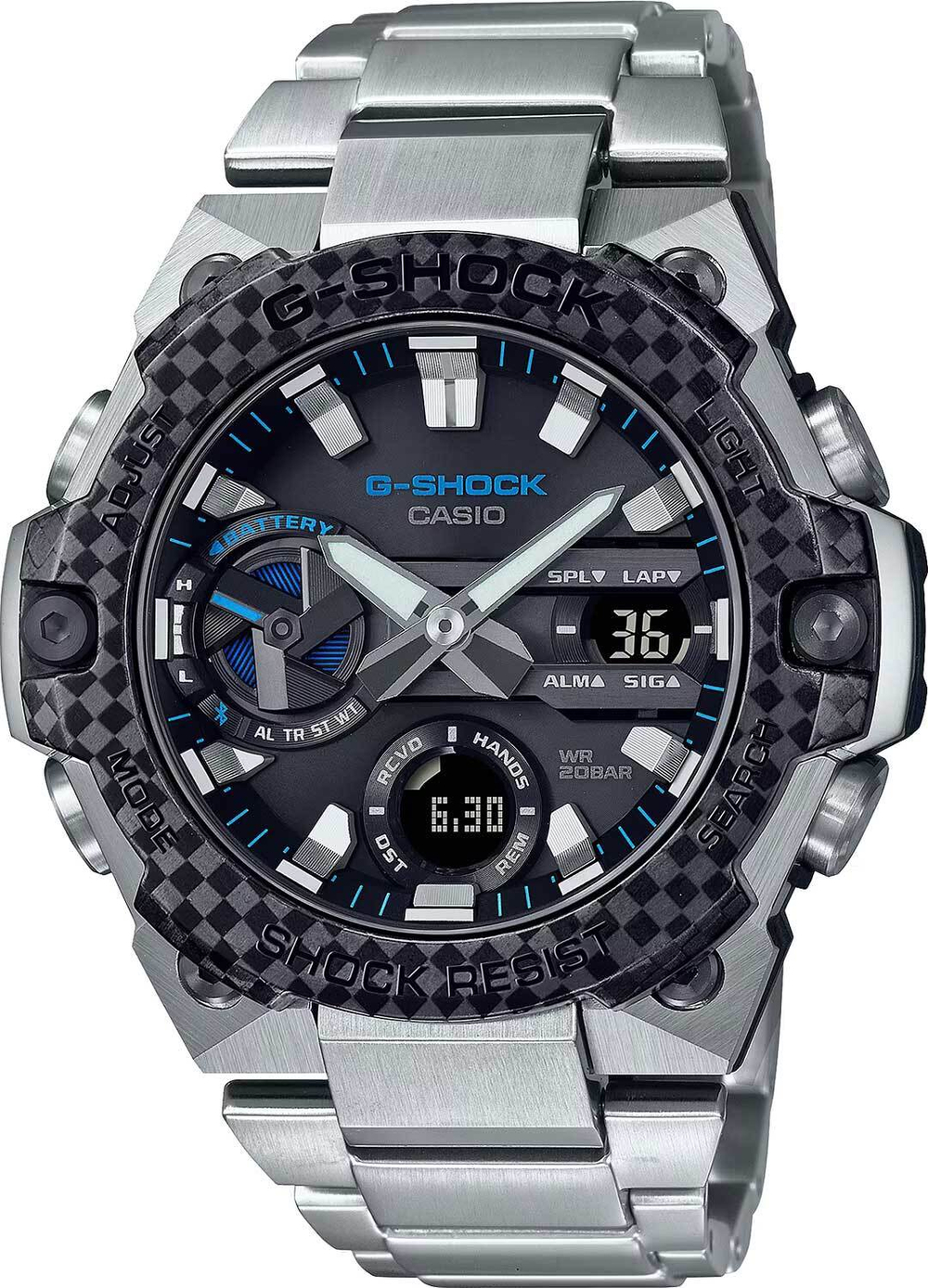 Японские наручные часы Casio G-SHOCK GST-B400XD-1A2 с хронографом