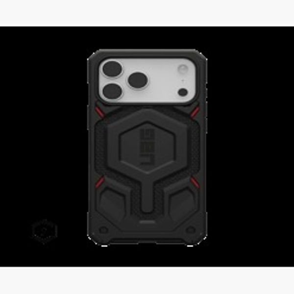 Чехол Uag Monarch Pro Case для iPhone 17 Pro, Черный | Kevlar-black