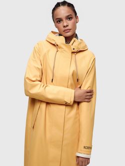 Женский плащ KAMA NORPPA желтая дыня