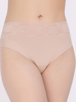 Трусики-слипы Dolce Cinture с кружевным пояском (Размер: L) (Цвет: белый)