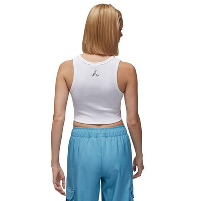 Баскетбольная женская футболка Jordan Tank White