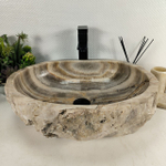 Раковина из оникса Erozy Grey EO-64625 53*42*16 0156