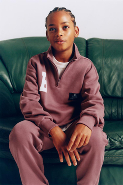 ZARA ДЖОГГЕРЫ С ВЫШИТОЙ ЦИФРОЙ, БУРГУНДИ